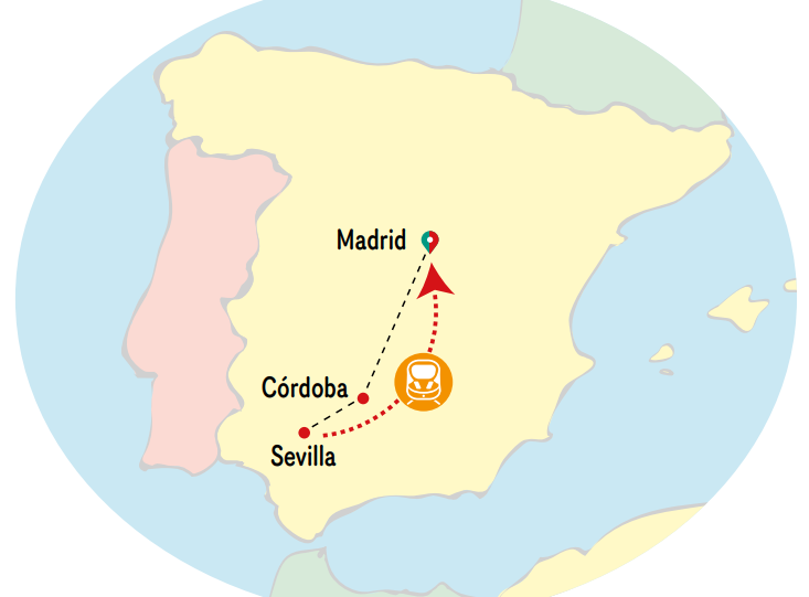 Mapa del viaje